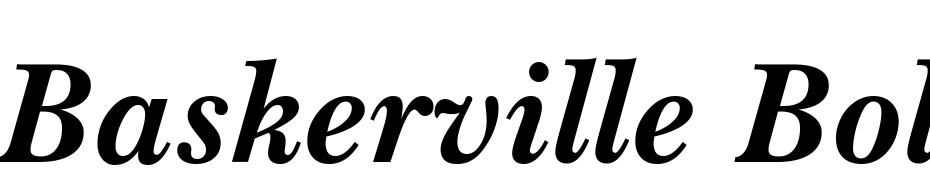 Baskerville Bold Italic BT Yazı tipi ücretsiz indir